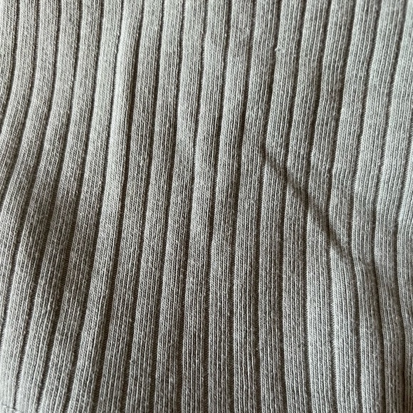 Sea foam Green Crop Top with Boning - Picture 3 of 5